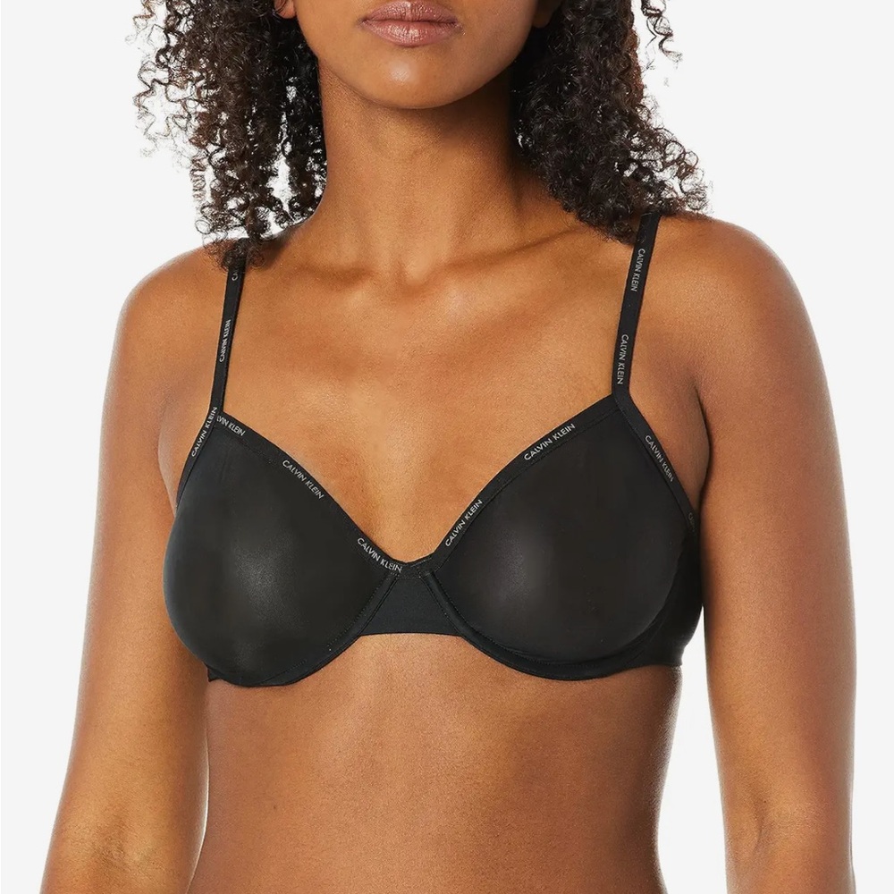 Sheer Marquisette Unlined Demi Bra